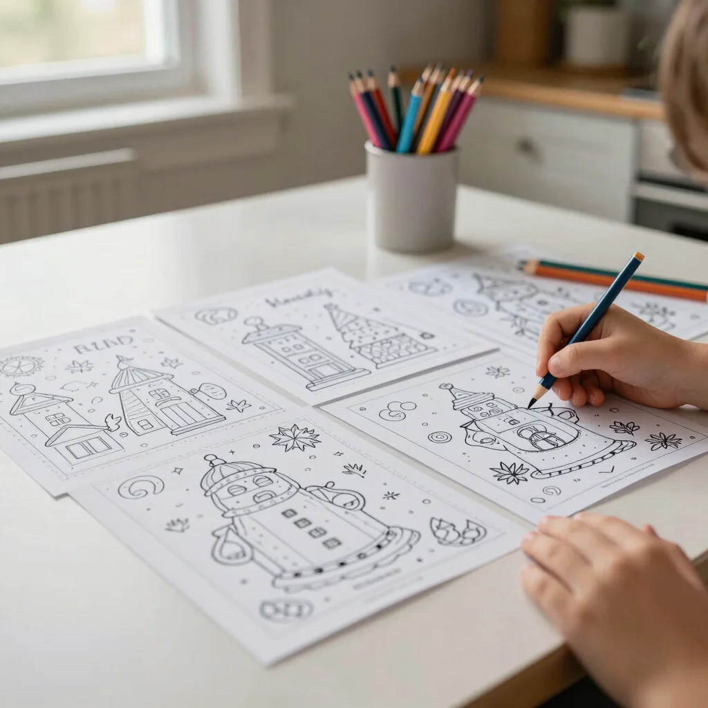 A Holiday Coloring Page That’s Ready When You Are
